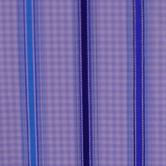 Robert Graham Men's Blue Long Sleeve Cotton Button Up Shirt Flip Cuff - Size S - Picture 9 of 11